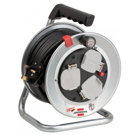 BRENNENSTUHL 15m 鋼電線拖轆