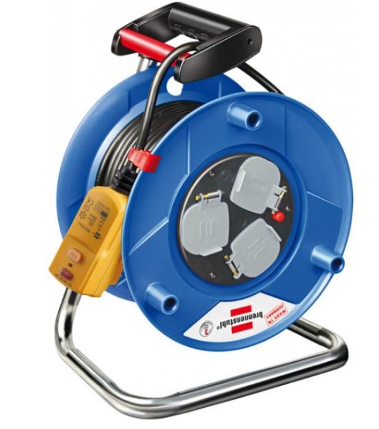 BRENNENSTUHL 25,50m 膠電線拖轆